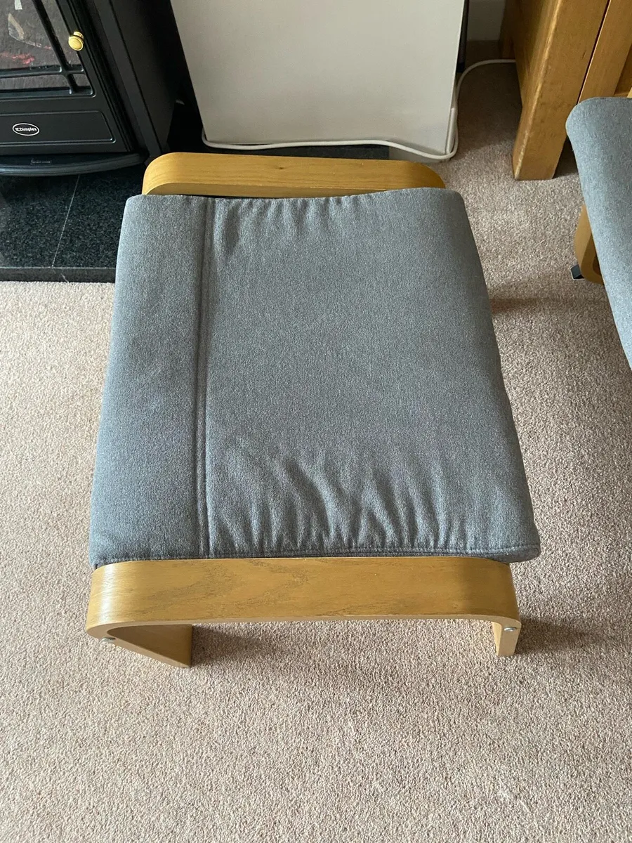 Ikea Armchair & Footstool - Image 3