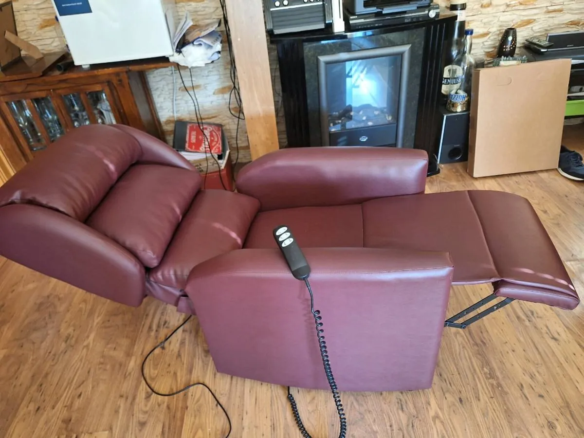 Electric riser/ recliner sit to stand armchair - Image 1