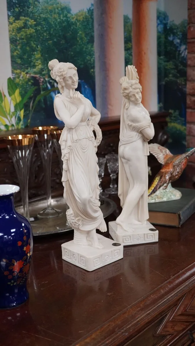 Pair of Italian Classical Female Figures - Image 2