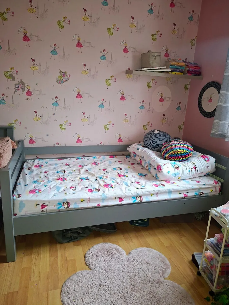 Single Bed and Mattress - Image 1