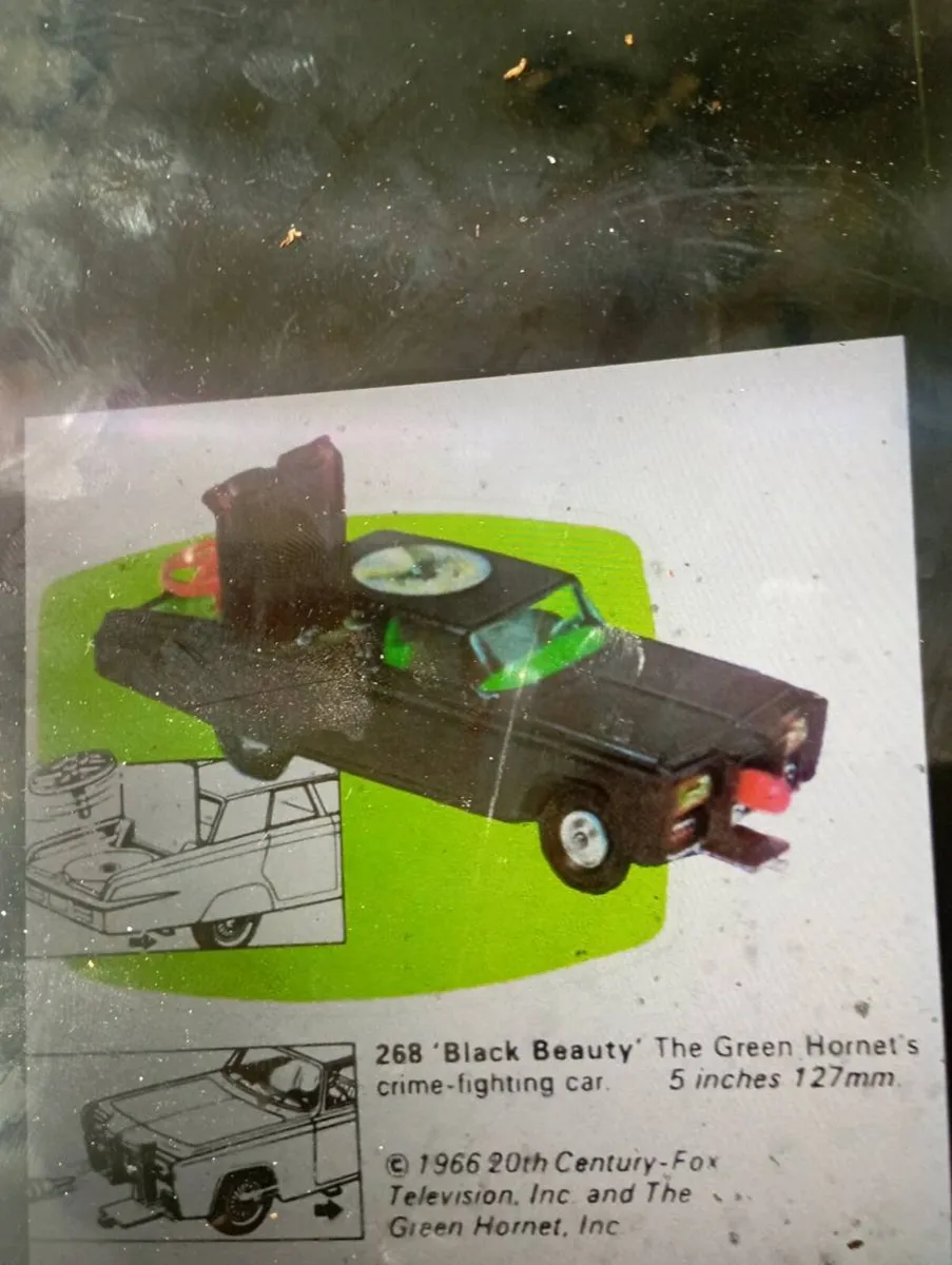 VINTAGE CORGI  THE GREEN HORNET  BLACK BEAUTY - Image 2