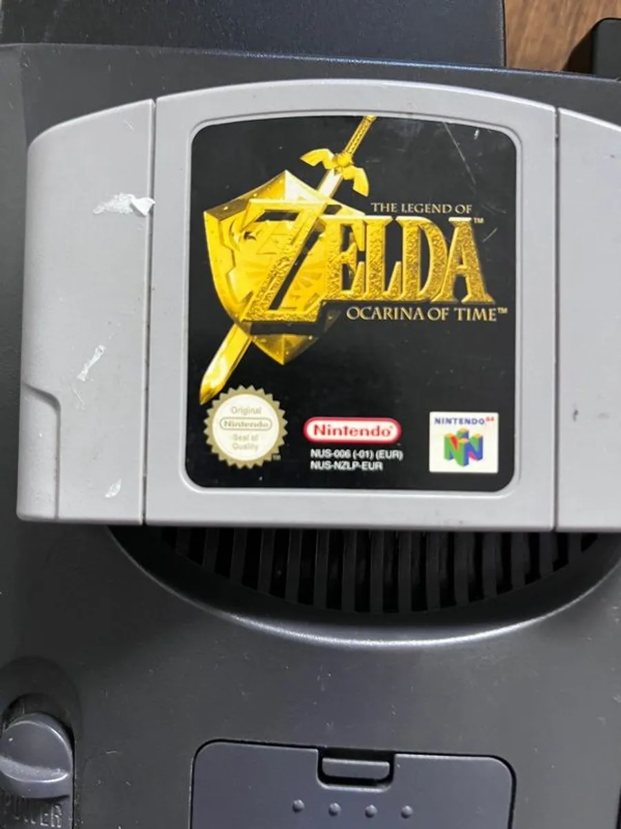 Nintendo 64 N64 2 ORIGINAL Controllers 10 Games Zelda, Banjo, Jet Force Gemini - Image 2