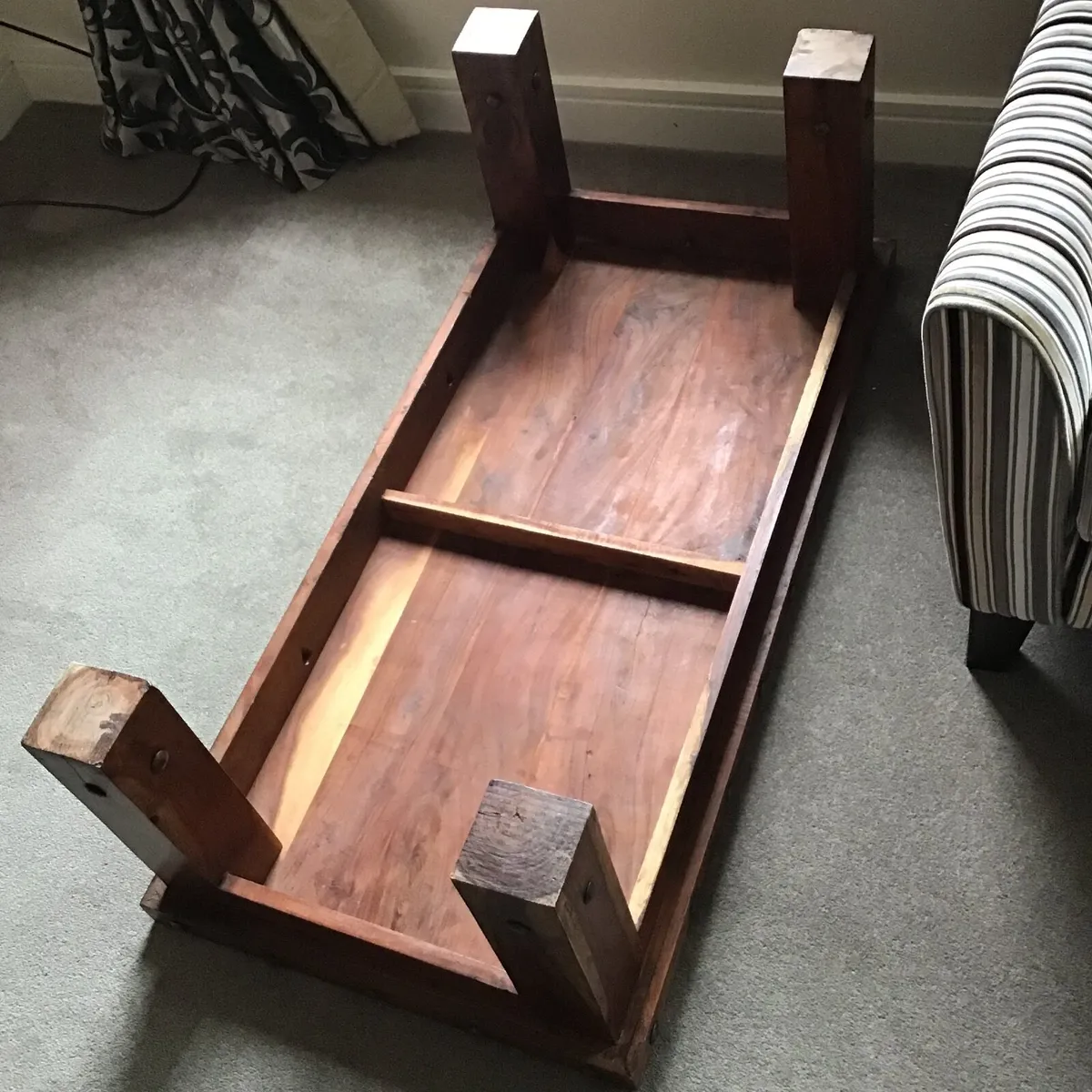 Solid wood coffee table / TV bench/ low media unit - Image 3