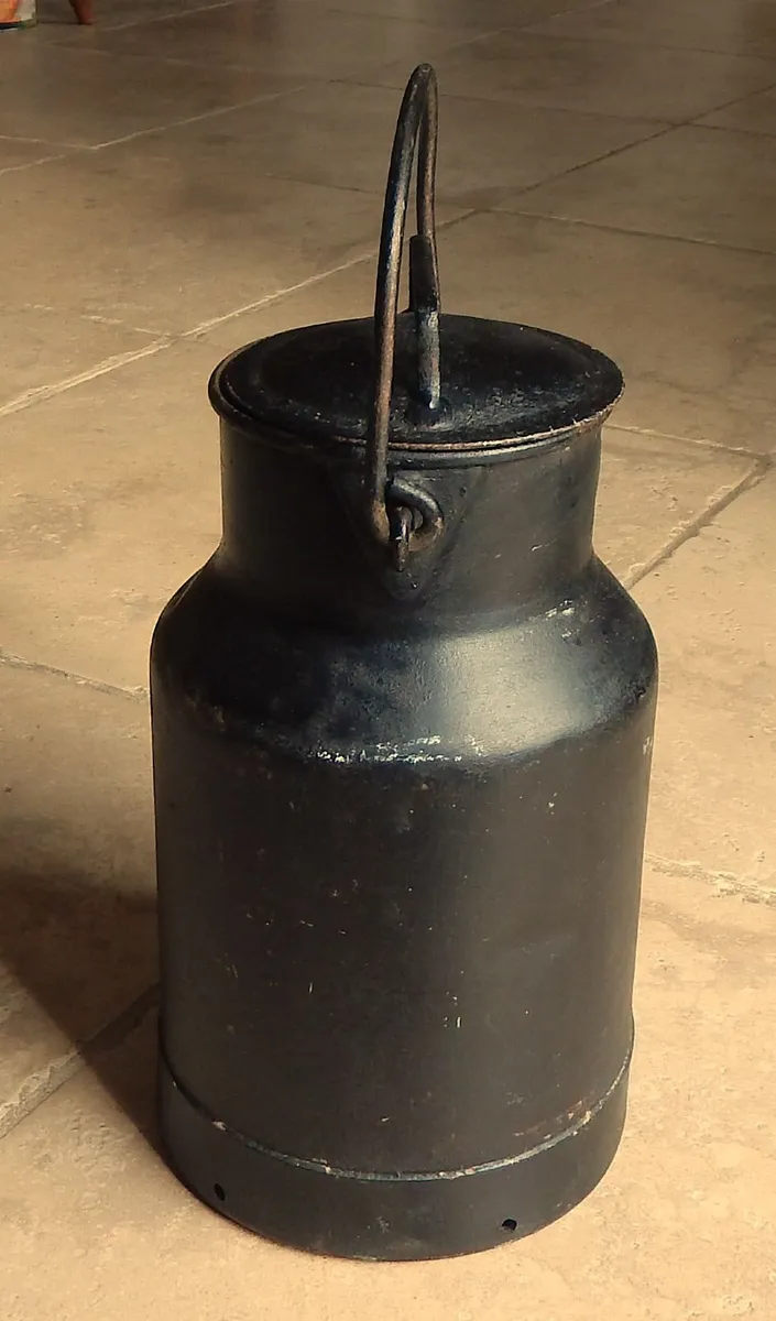 Vintage MILKA Small Metal Hand Churn - Image 2