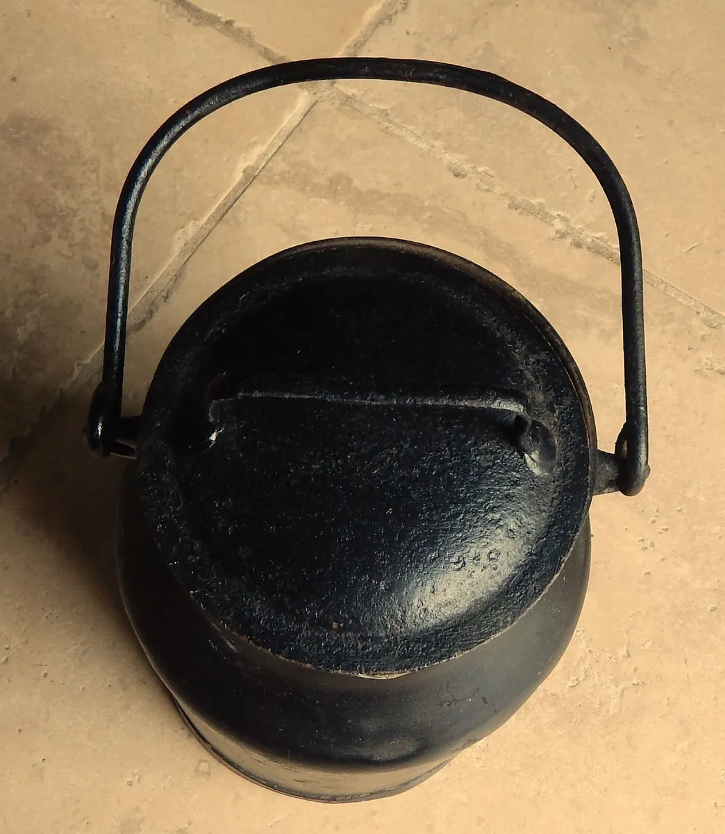 Vintage MILKA Small Metal Hand Churn - Image 3
