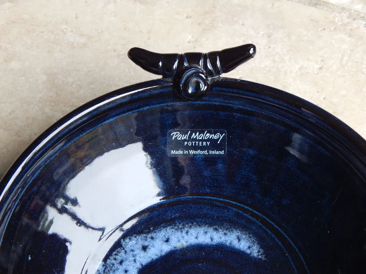 Selection of 3 Paul Maloney ‘Ocean’ Pottery Pieces - Image 4