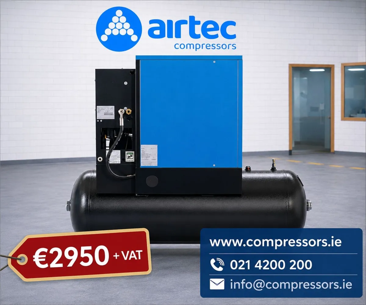 PRE OWNED ABAC SPINN 5.5KW AIR COMPRESSOR - Image 2