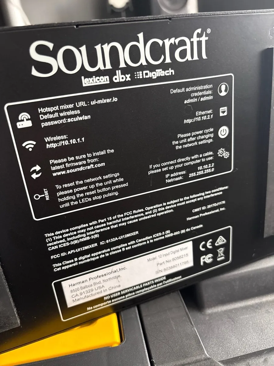 Soundcraft Ui12 Digital Mixer - Image 3