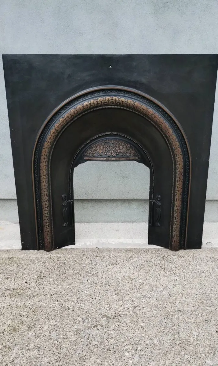 Cast iron fireplace