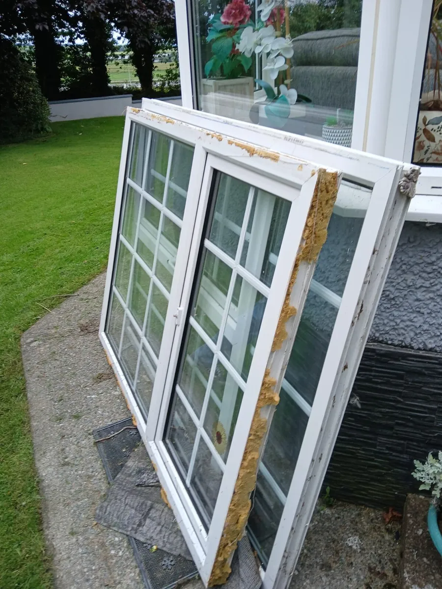 2 Pvc double glazed windows - Image 1