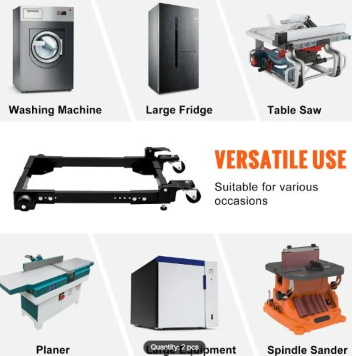 Mobile Base, 1500 lbs Capacity, Adjustable - Image 4