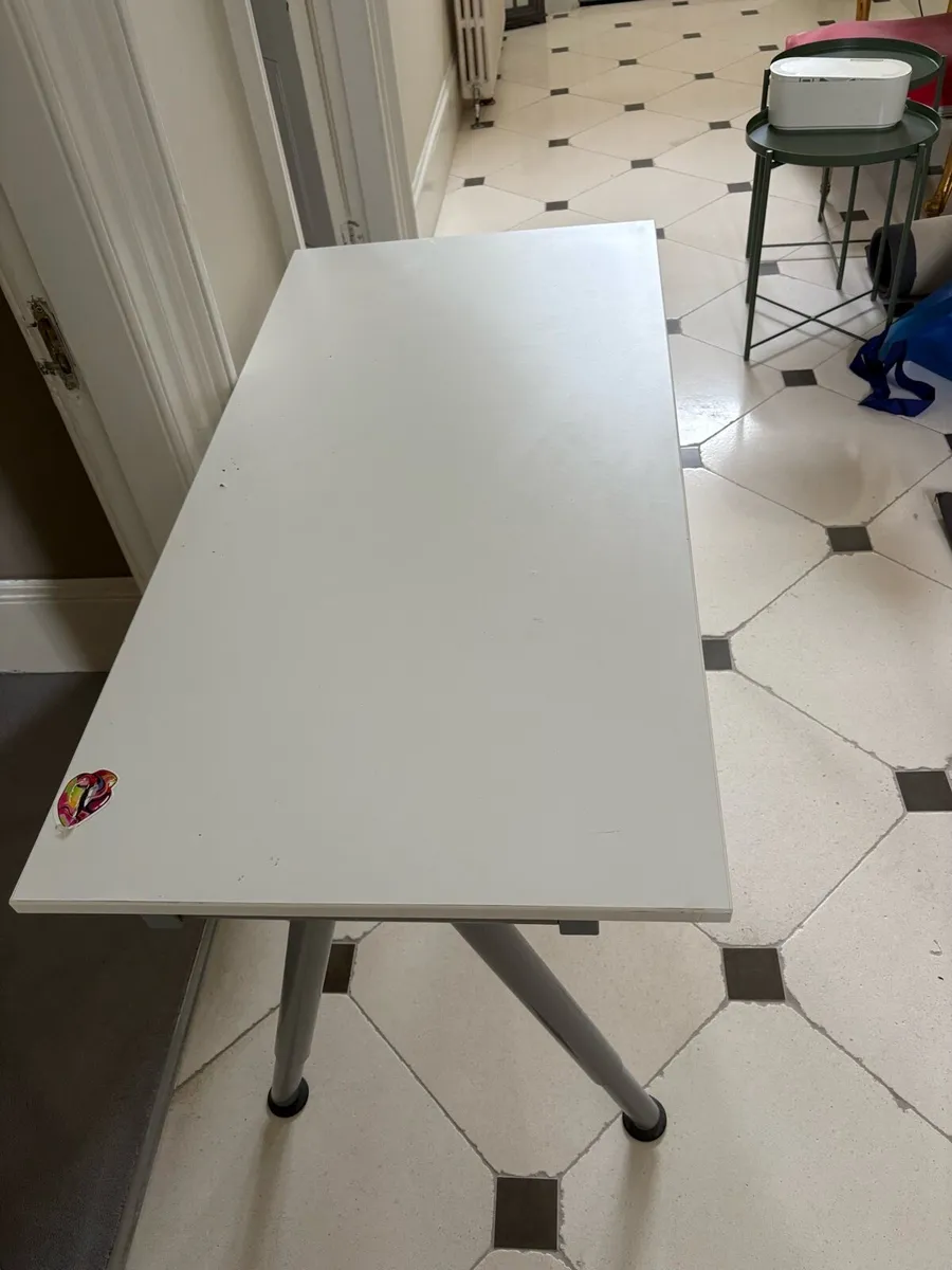 IKEA White Writing Desk - Image 3