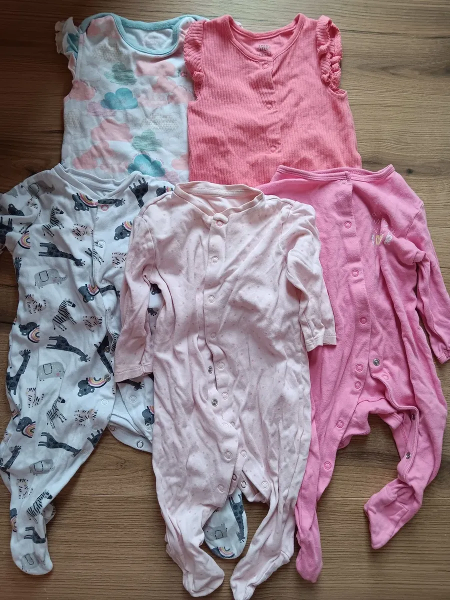6 - 9 month onesies, vests and dresses - Image 1