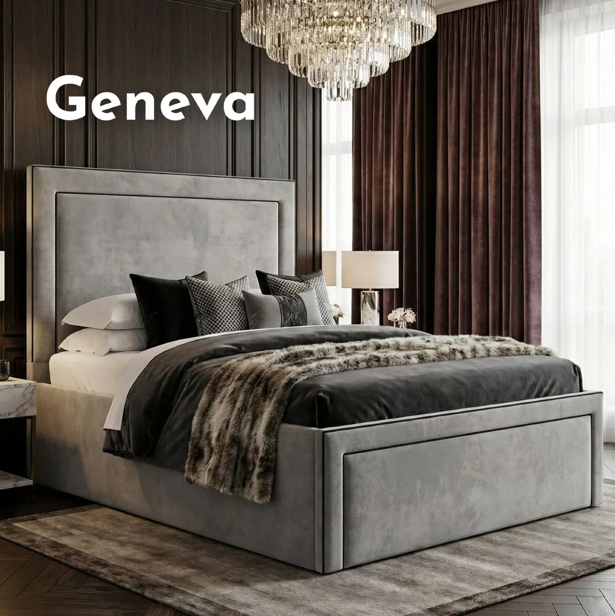 Bed with Gas Lift Storage - Any Colour - Image 4