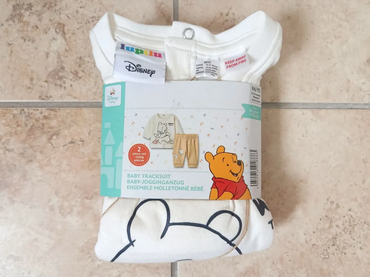 Baby Tracksuit 2 Piece Set 86/92 Winnie The Pooh - Image 1