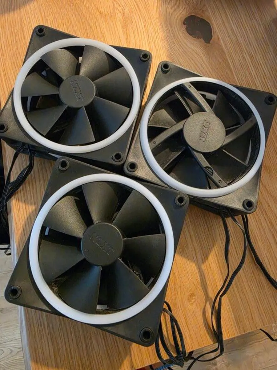 Nzxt Fans - 6x F120 Rgb Duo, 3x F120 Rgb, F360 Single Frame Rgb, 2x Fan Hubs. - Image 2