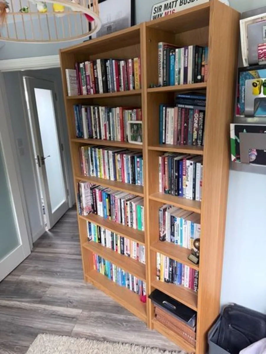 IKEA BILLY Bookcases Beech Effect Pair - Image 2