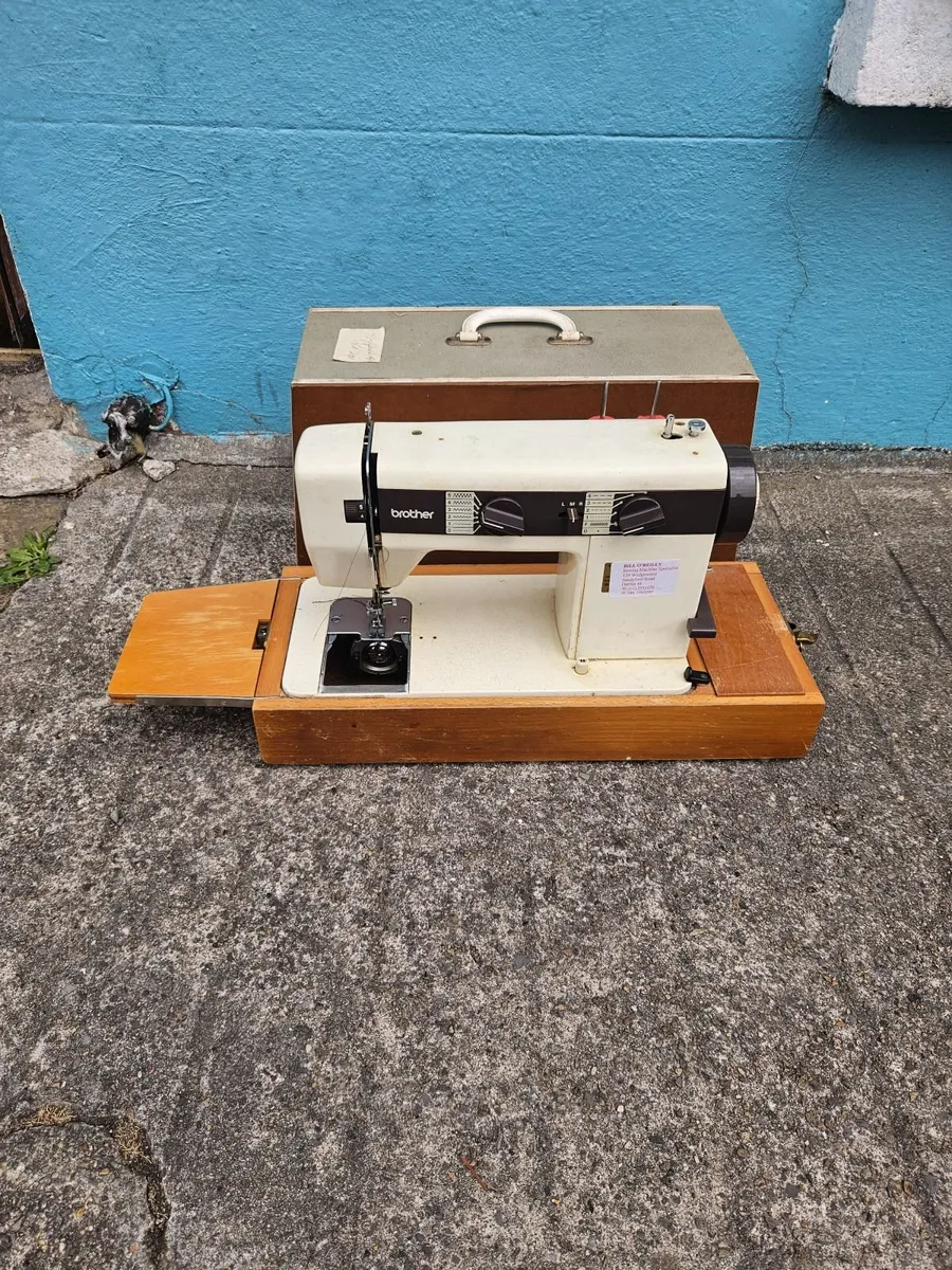 Vintage Retro Brother Sewing Machine - Image 1