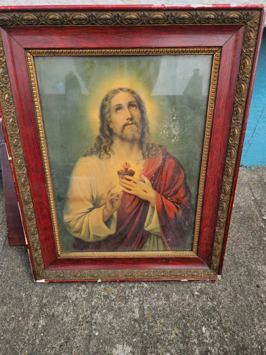 Vintage Religious Picture - Image 1