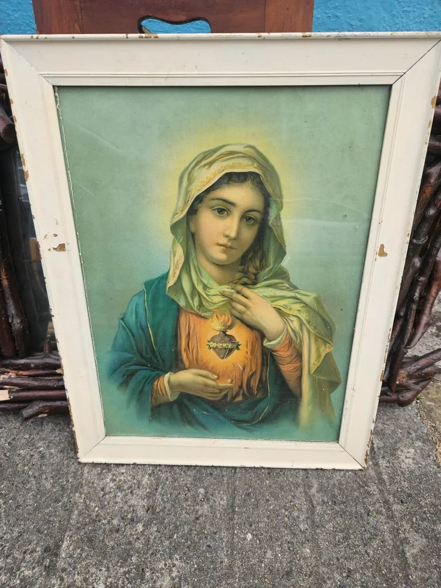 Vintage Religious Picture - Image 1