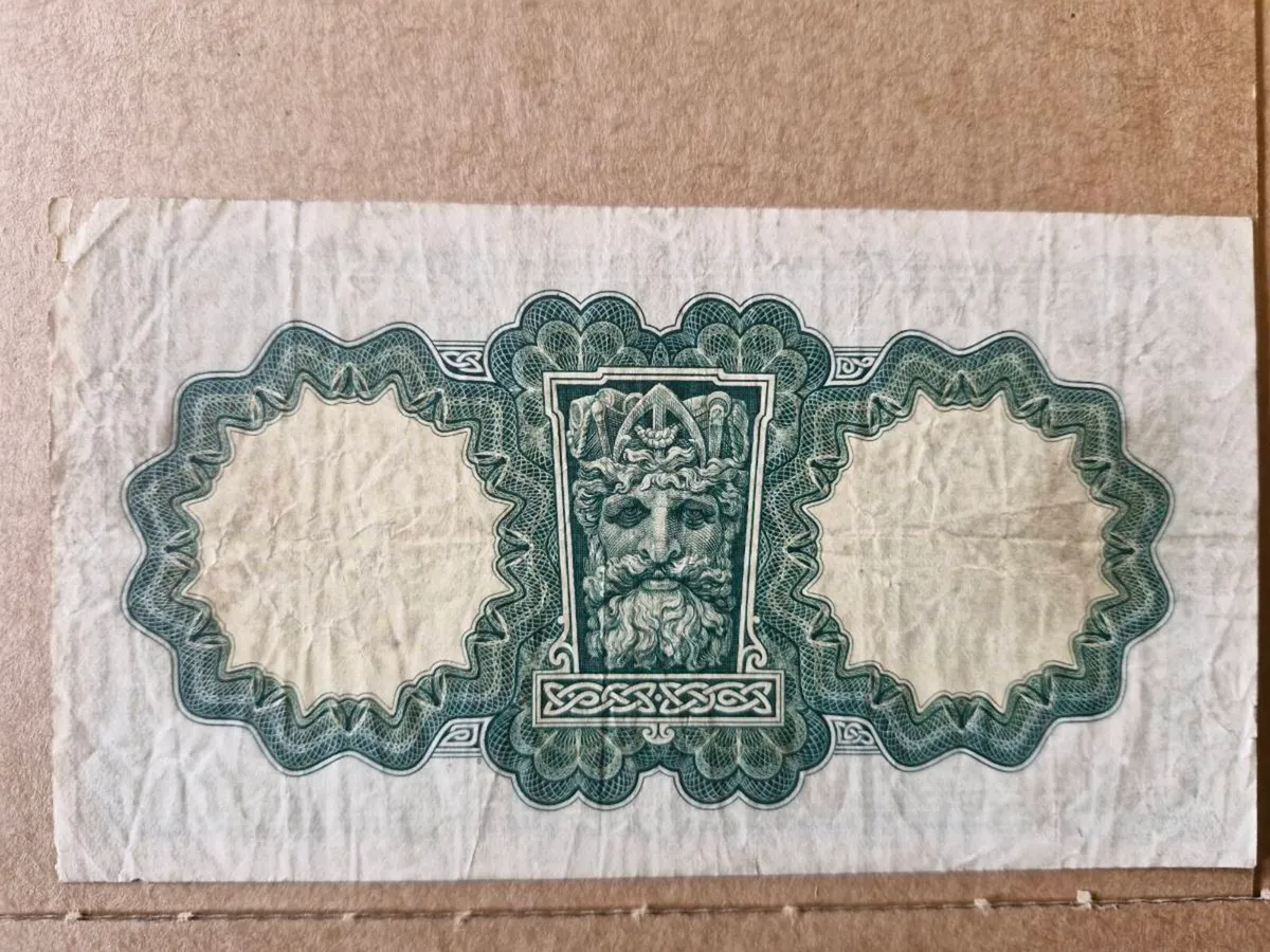 1 Pound Lady Lavery 4/7/30 IRISH NOTE - Image 2