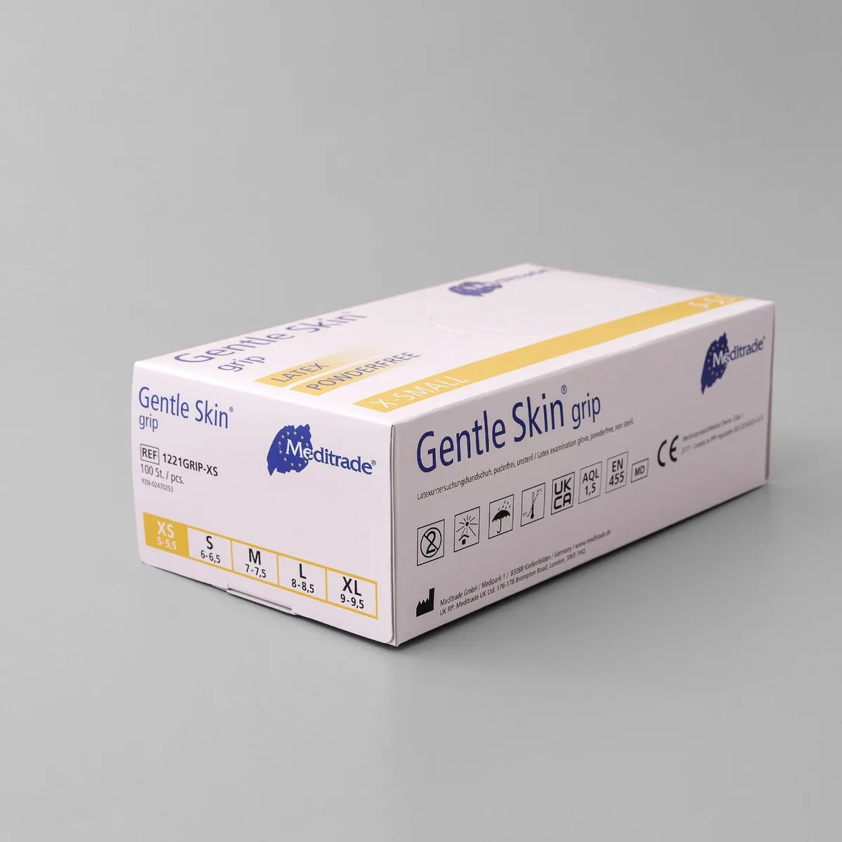 Meditrade PF Latex Gloves 12 Cases: 10 XS, 2 Large - Image 3