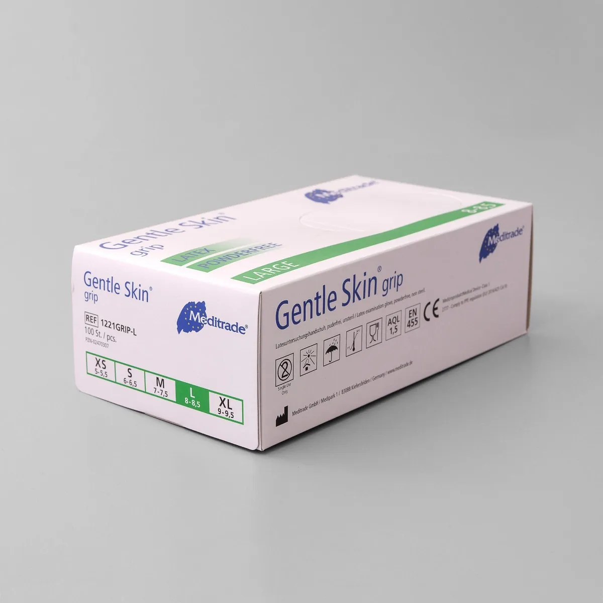 Meditrade PF Latex Gloves 12 Cases: 10 XS, 2 Large - Image 4