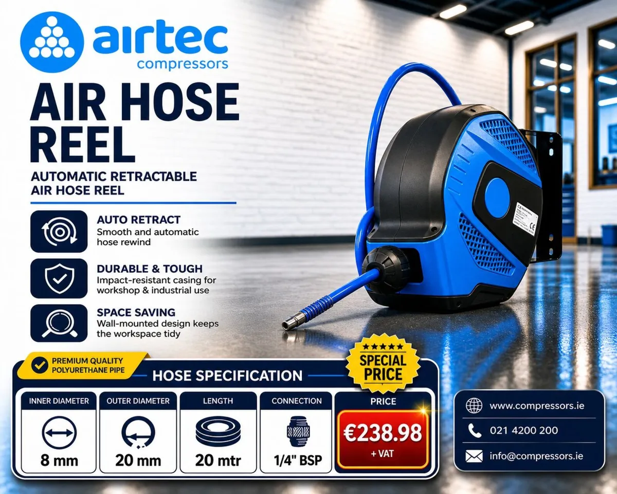 COMPRESSOR -HOSE REELS (10, 15 & 20 Mtr) -IN STOCK - Image 3