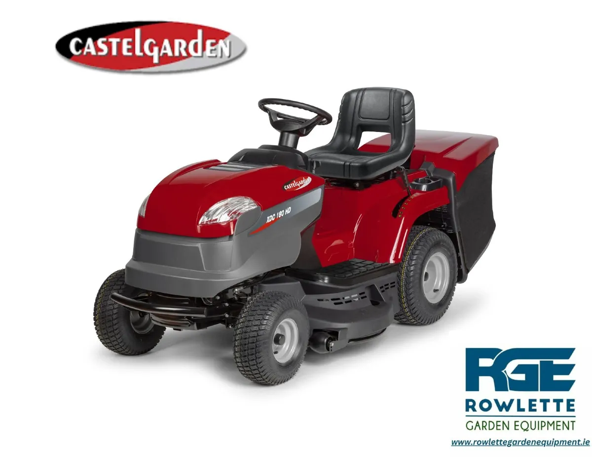 Castelgarden XDC180HD Petrol Ride-On Lawnmower - Image 2