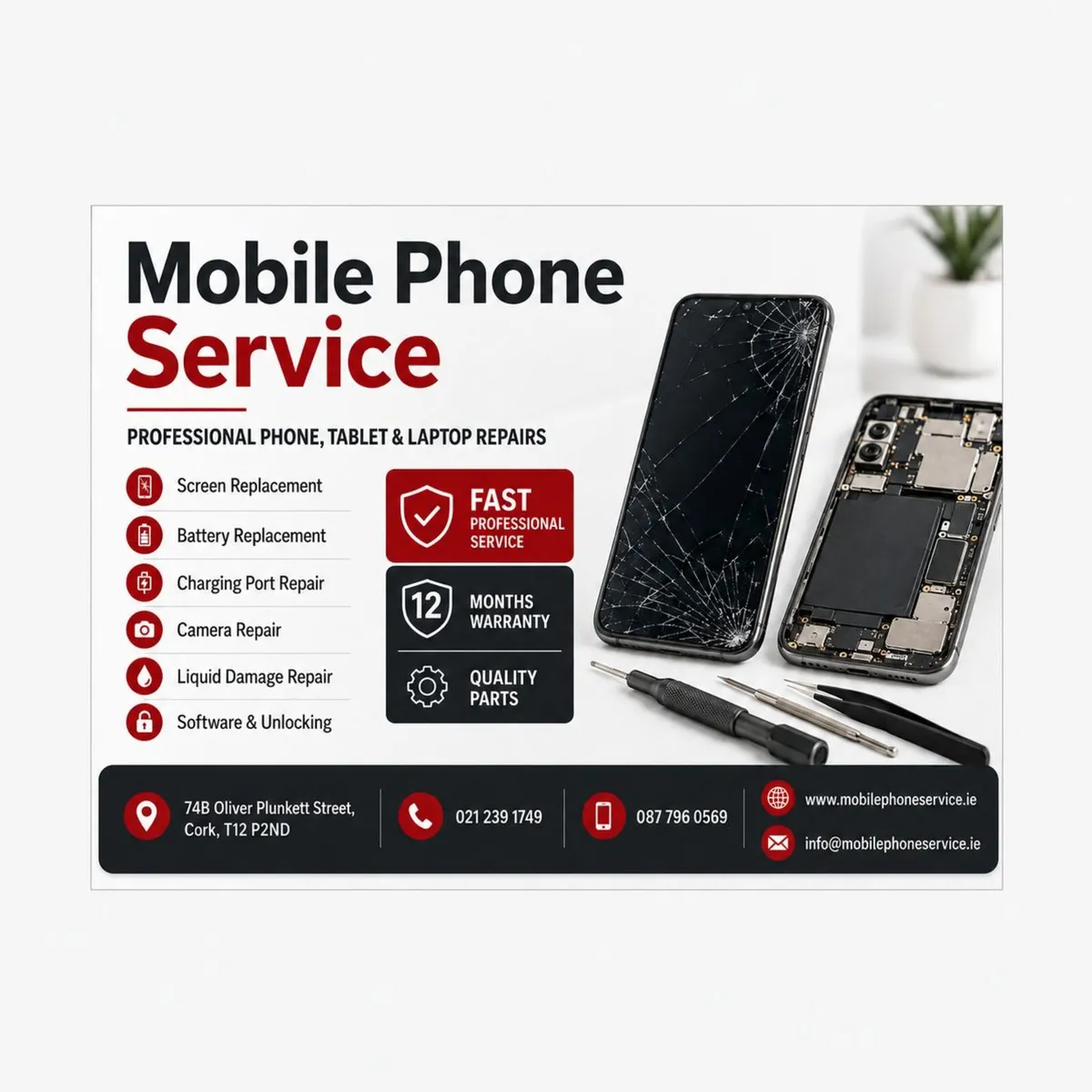 MOBILE PHONE REPAIR SERVICE in CORK