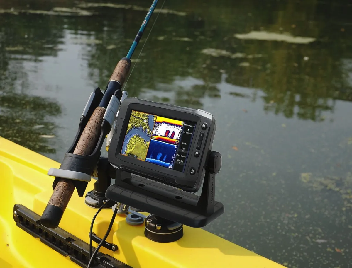 Fishfinder mount for PVC or hard surface 7''-9'' - Image 1