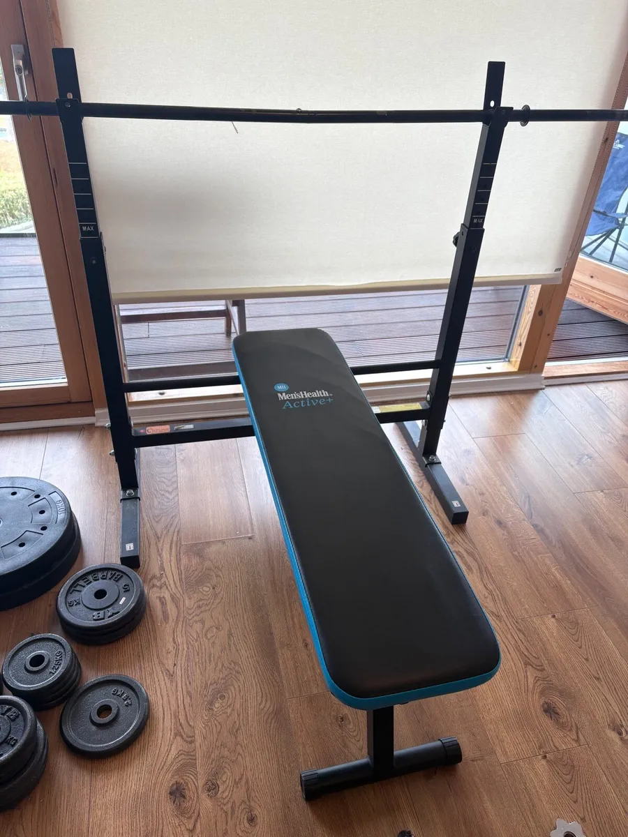 Gym Equipment - Bench and Weights - Image 2