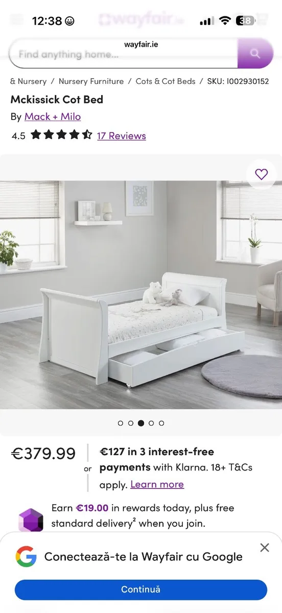 Baby cot - Image 3