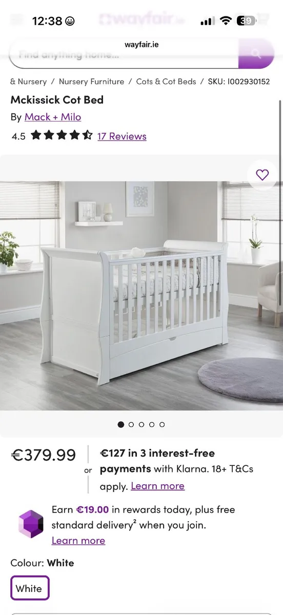 Baby cot - Image 4
