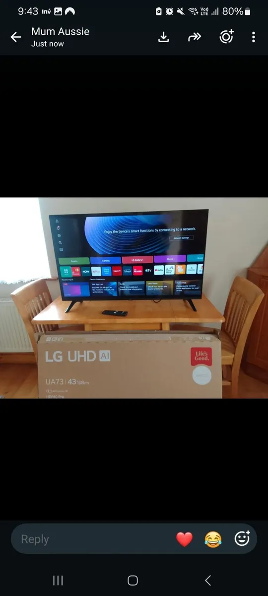 LG 43" LED Smart TV - Image 2