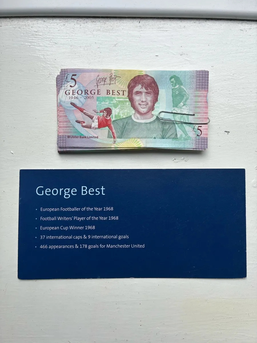 George Best Notes x 3 & Folder - Image 2