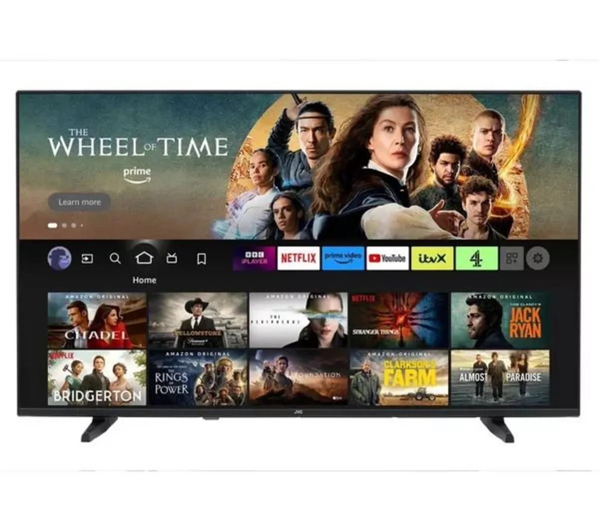 JVC  55" Smart 4K Ultra HD HDR LED TV - Image 1