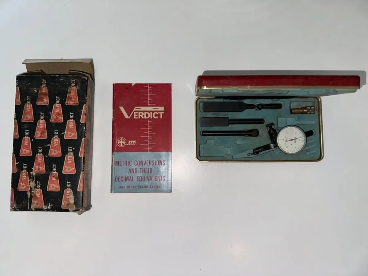 Rare Deluxe Vintage Verdict A Indicator Kit - Image 1