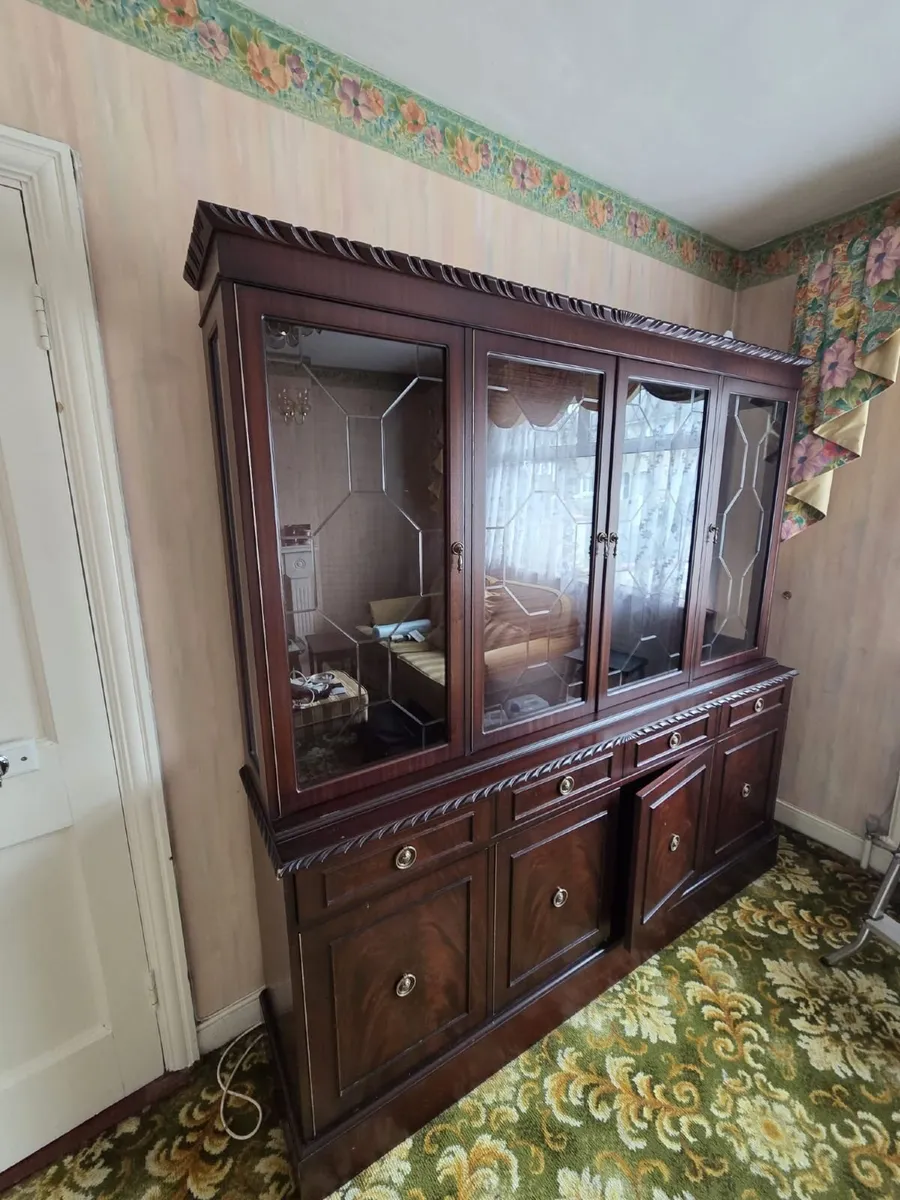 Mahogany Display Cabinet - Image 1