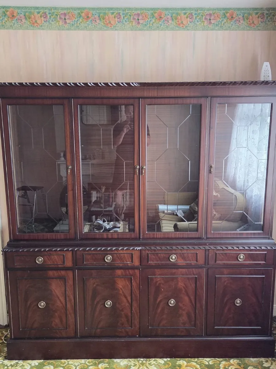 Mahogany Display Cabinet - Image 2