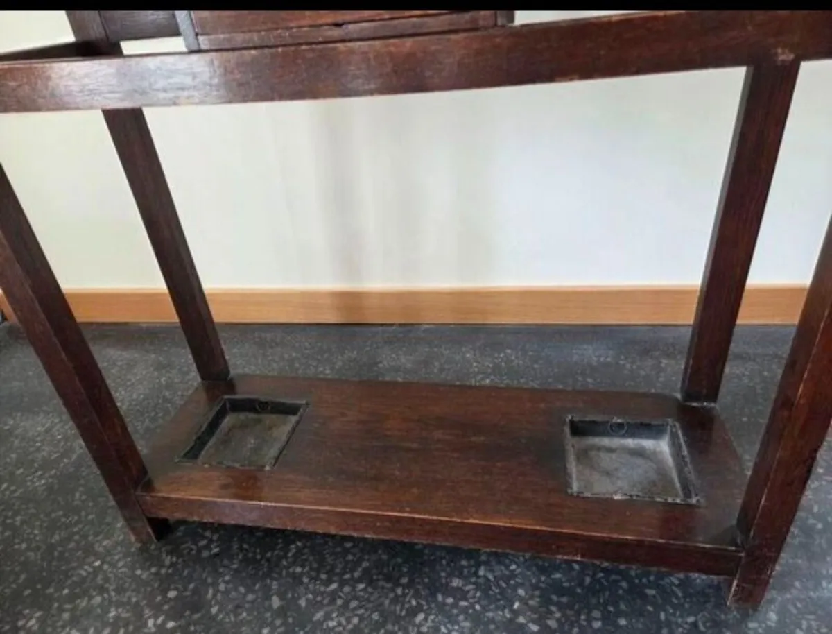 Edwardian Hall Stand with Mirror – Excellent Condi - Image 2