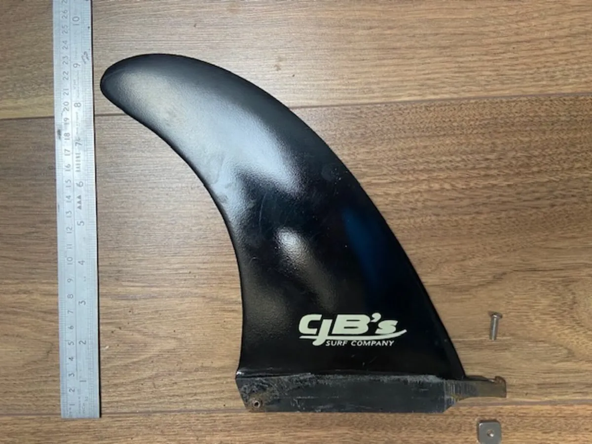 Surfboard  Longboard  Fin + bolt + Free Post - Image 1