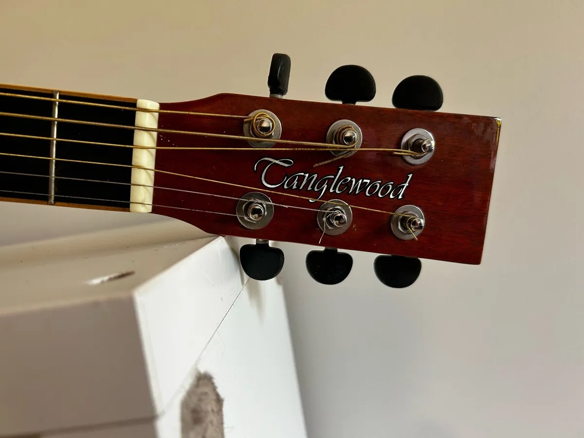 Tanglewood Discovery DBT-J-PG Acoustic Guitar - Image 4