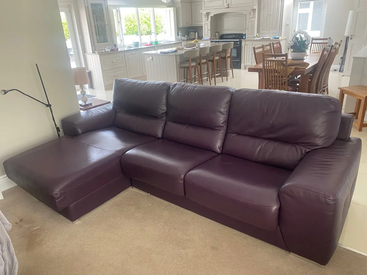 Pedro Ortiz designer leather couch - Image 1