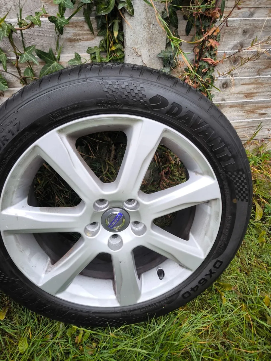 VOLVO S40 S60 ALLOYS  wheels 215/50/17 TYRES NEW! - Image 2