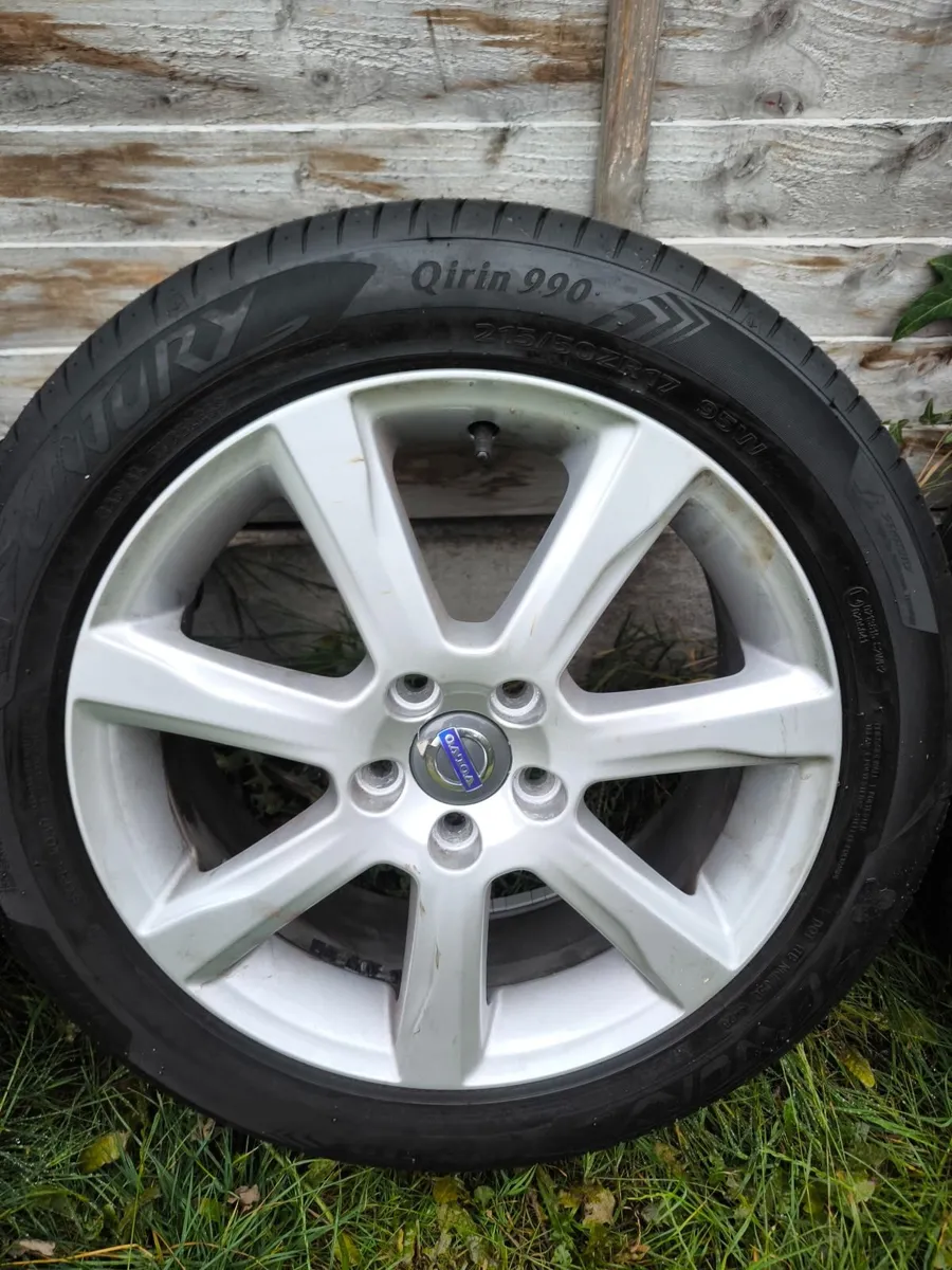VOLVO S40 S60 ALLOYS  wheels 215/50/17 TYRES NEW! - Image 3
