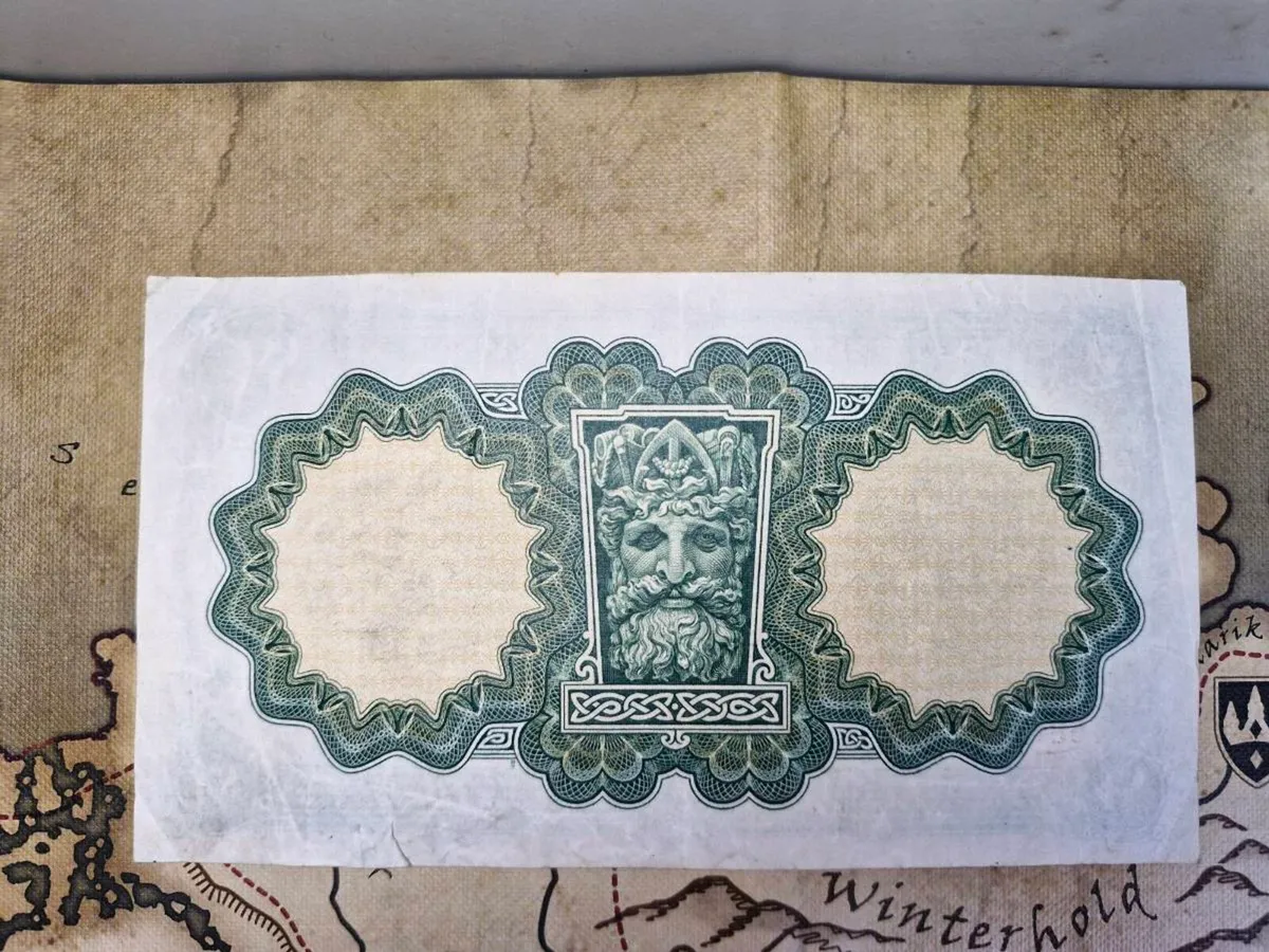 1 Pound Lady Lavery 3/4/46 IRISH NOTE - Image 2