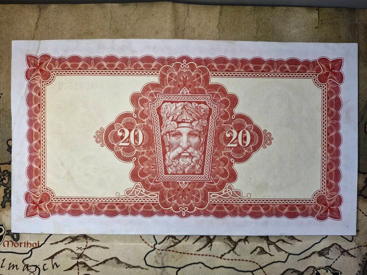 20 Pound Lady Lavery 24/3/76 IRISH NOTE - Image 2