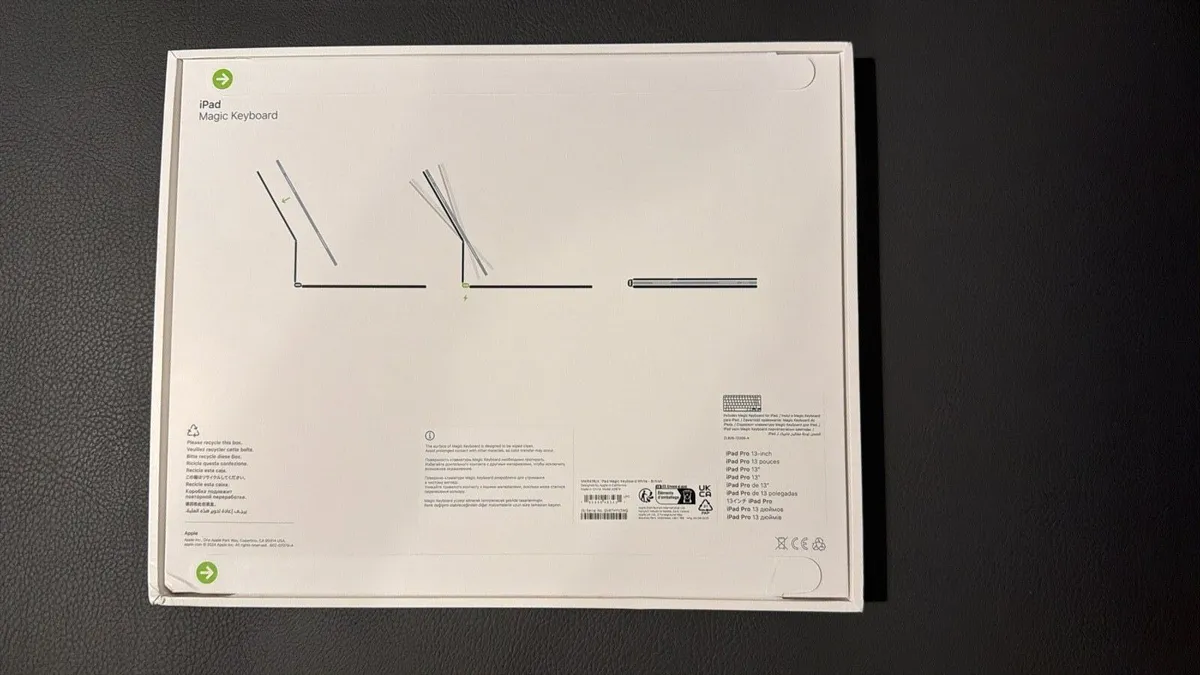 IPad Pro 13-inch Magic Keyboard M4/M5 White Sealed - Image 2