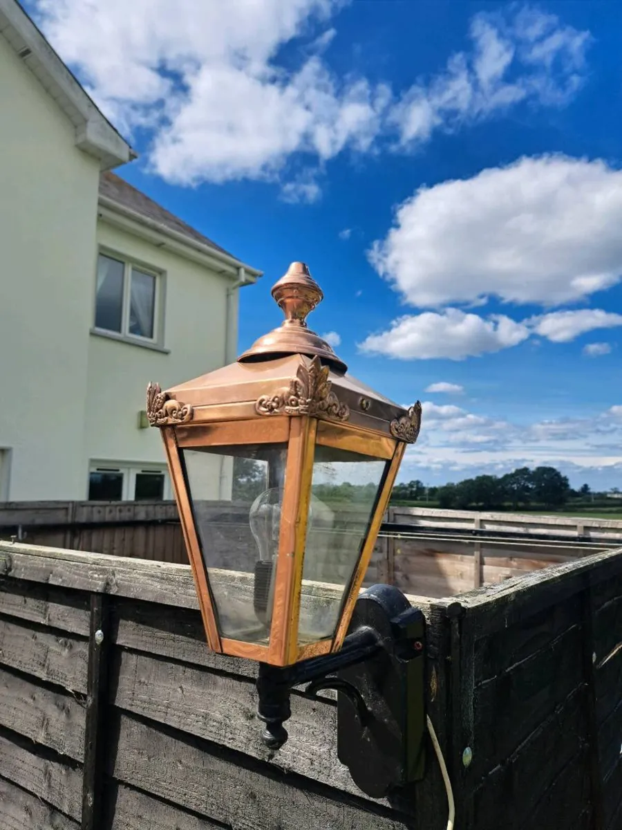 Old  copper  effect  light - Image 1